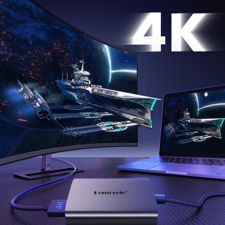 Lemorele HD20 HDMI-switch for flere enheter til TV, skjerm og projektor