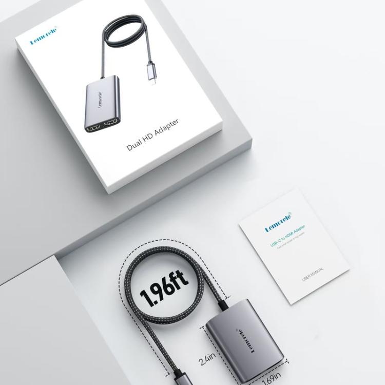 Lemorele HD20 HDMI-switch for flere enheter til TV, skjerm og projektor
