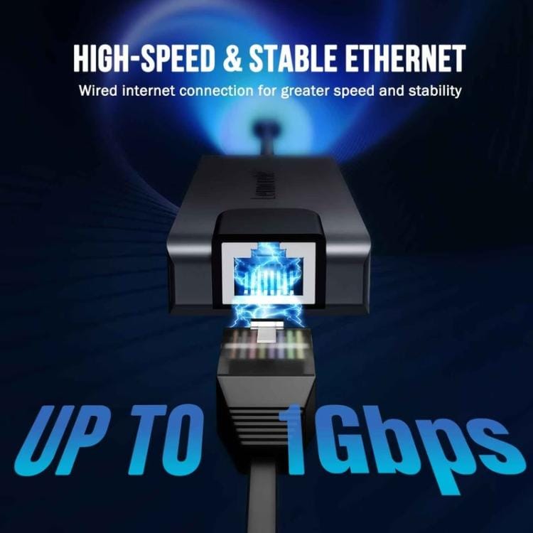 Lemorele TC24L 5-i-1 USB-C-dokkingstasjon / USB-C-hub med 4K HDMI, USB 3.0, USB 2.0 og 100 W PD
