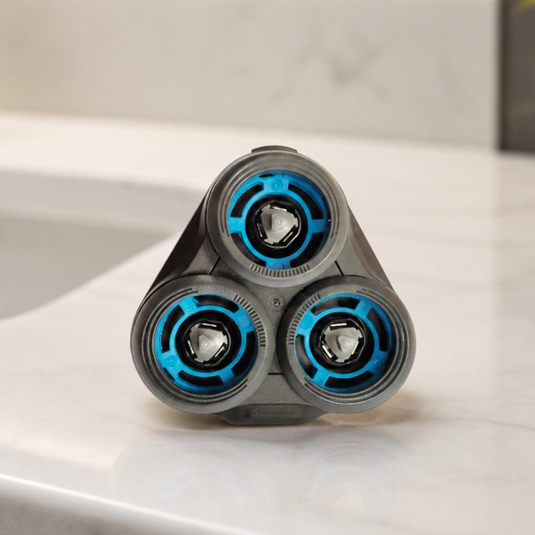 Barberhode med kassett til Philips S5000 (S5570, S5560, S5380) – Svart – Barberkassett – Middels lengde