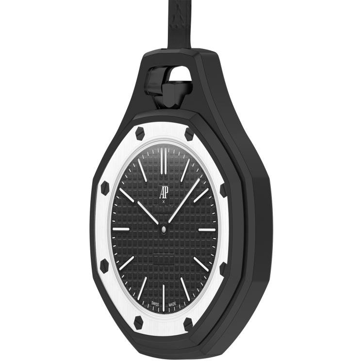 Beskyttelsesdeksel til Swatch Royal Pop / Audemars Piguet / mykt silikondeksel – Svart