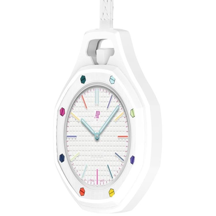 Beskyttelsesdeksel til Swatch Royal Pop / Audemars Piguet / mykt silikondeksel – Hvit