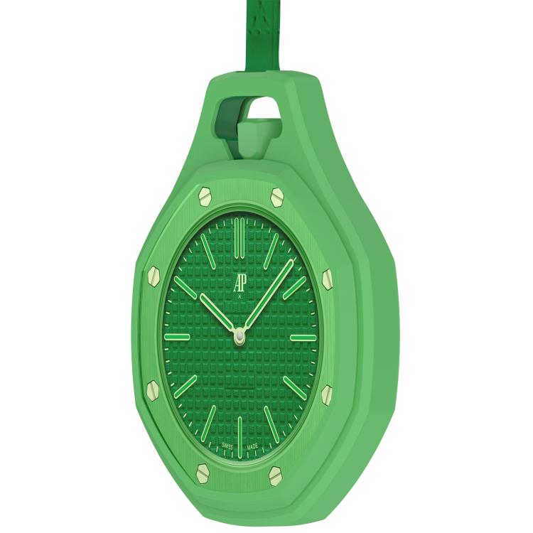 Beskyttelsesetui til Swatch Royal Pop / Audemars Piguet / mykt silikonetui til klokke – limegrønt