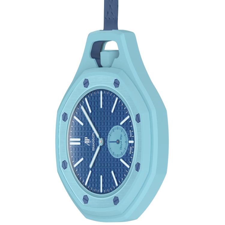 Beskyttelsesdeksel til Swatch Royal Pop / Audemars Piguet / mykt silikondeksel – Himmelblå