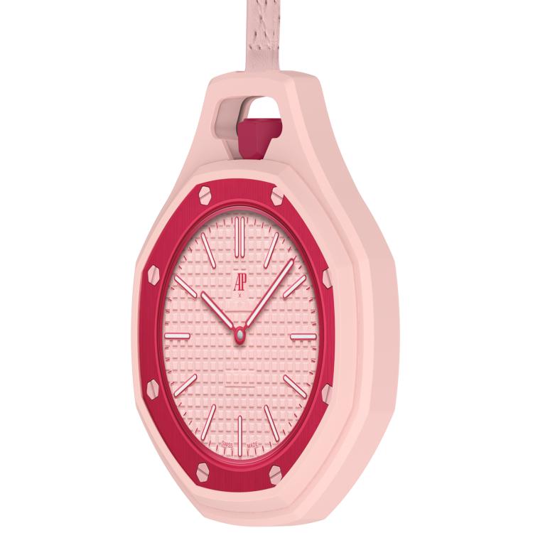 Beskyttelsesdeksel til Swatch Royal Pop / Audemars Piguet / mykt silikondeksel – Rosa