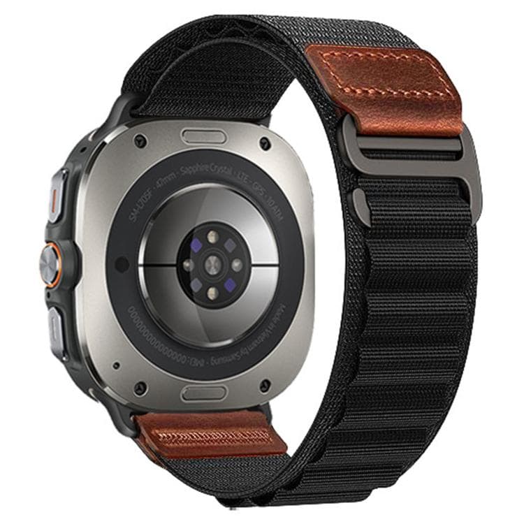Nylonarmbånd til Galaxy Watch Ultra – Svart / Nylonarmbånd / Alpina Loop-armbånd