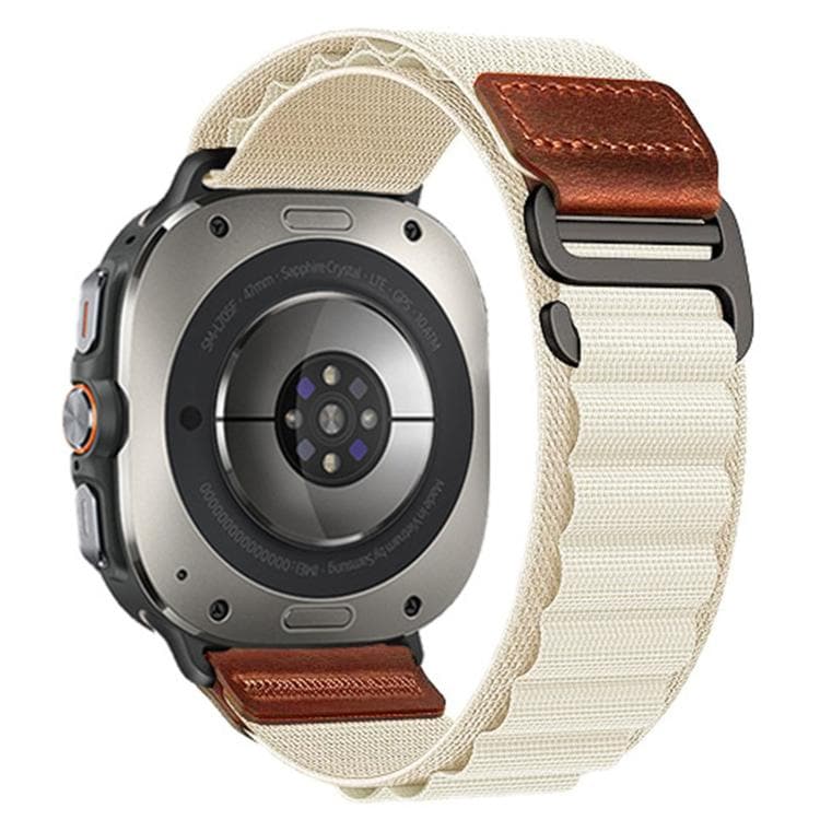 Nylonarmbånd til Galaxy Watch Ultra – Starlight / Nylonarmbånd / Alpina Loop-armbånd