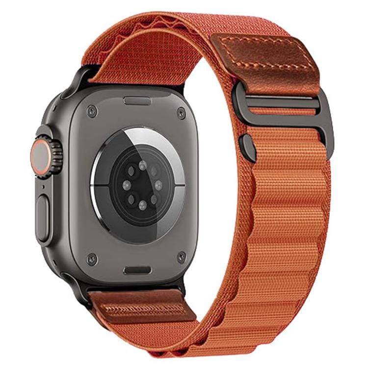 Nylonarmbånd til Apple Watch 38–40–41–42 mm – Terrakotta – Alpine Loop – Nylonarmbånd