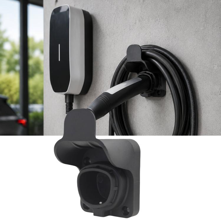 Holder for Tesla NACS-laddekontakt / Veggfeste for NACS-laddekontakt / Holder for ladekabel