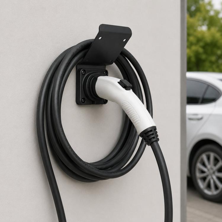 Kabelholder til Tesla NACS-lader / NACS-kabelholder / Veggfeste for ladekabel