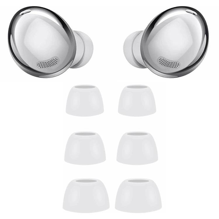 Silikonørepropper, 3 par til Galaxy Buds Pro – Hvit / Silikonpropper / Reservepropper