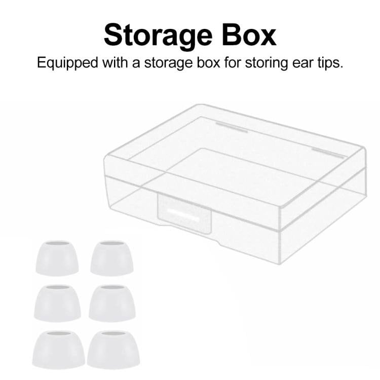 Silikonørepropper, 3 par til Galaxy Buds Pro – Hvit / Silikonpropper / Reservepropper