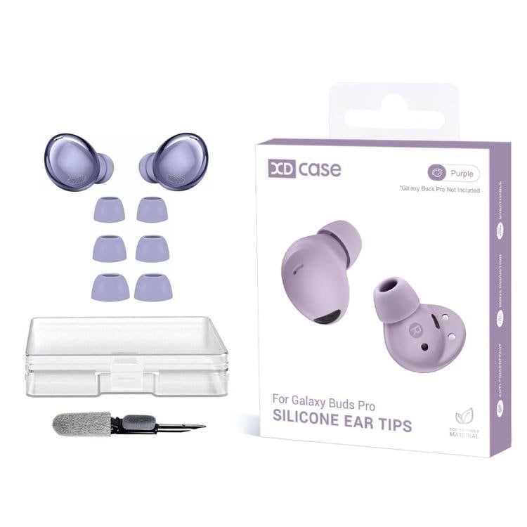 Silikonørepropper, 3 par til Galaxy Buds Pro – Lilla / Silikonpropper / Reservepropper