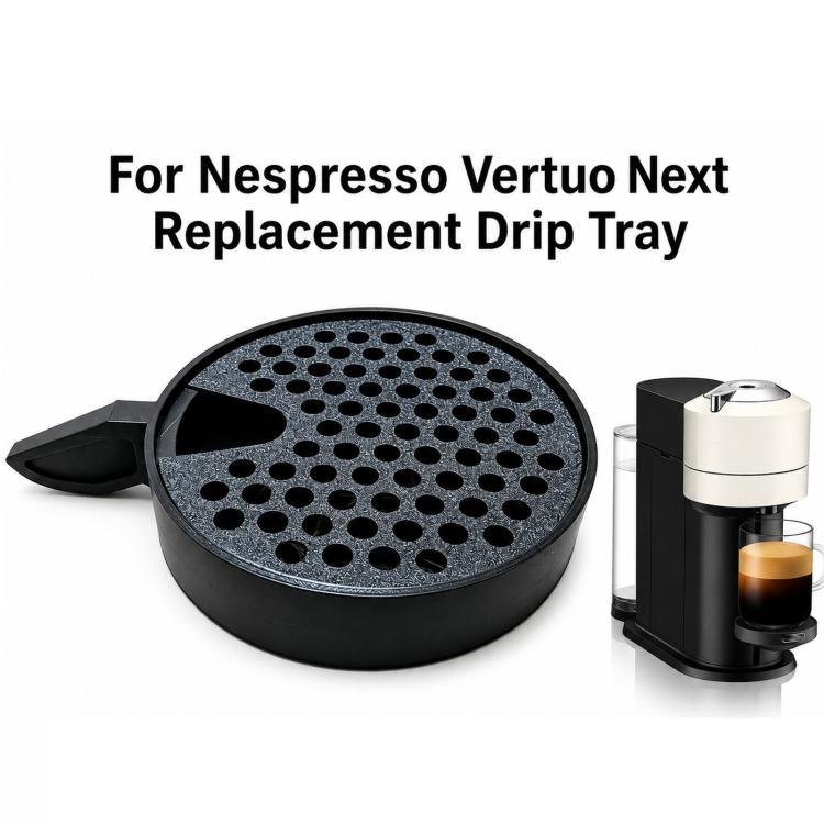 Dryppbrett med koppstøtte til Nespresso Vertuo Next – Svart / Dryppbrett / Dryppskål