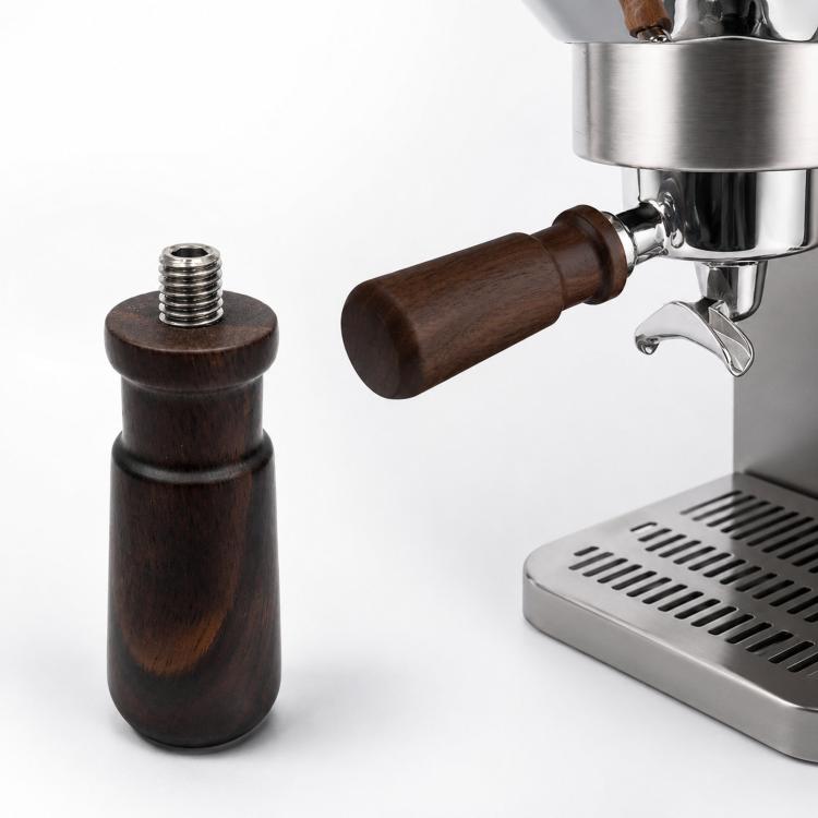 Håndtak i valnøtt, 71 mm, til M10-espressofilterholder / Portafilterhåndtak / Trehåndtak
