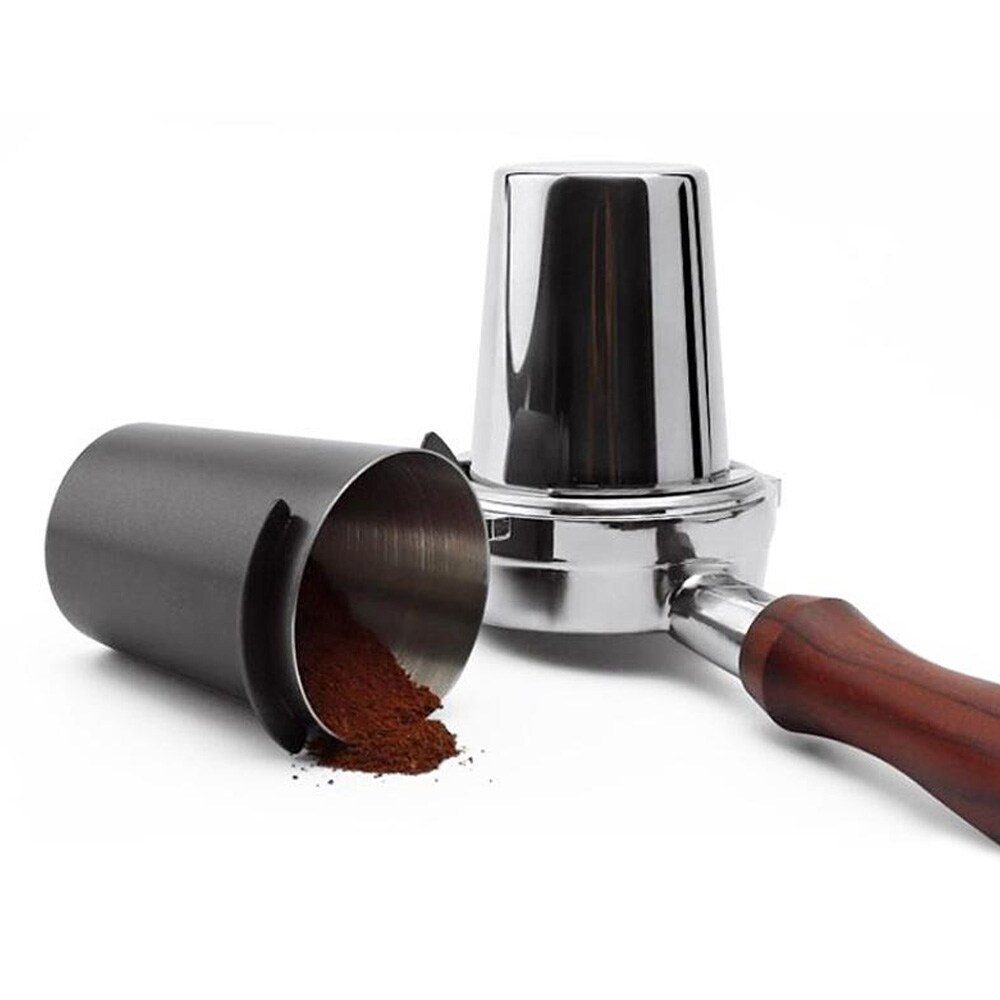 Doseringsbeger 58 mm i rustfritt stål til espressofilterholder / Kaffedoseringsbeholder / Malingsbeger