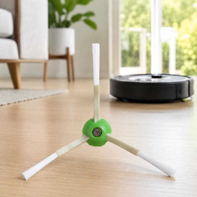 Sidebørste med 3 armer til iRobot Roomba S9, E5, E6 og i7 – robotstøvsuger-børste – reservebørste
