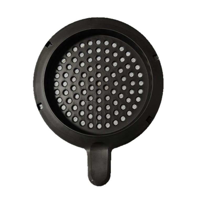 Perforert silelokk til Thermomix TM7 – Svart / Avløpslokk til kjøkkenmaskin / Filterlokk