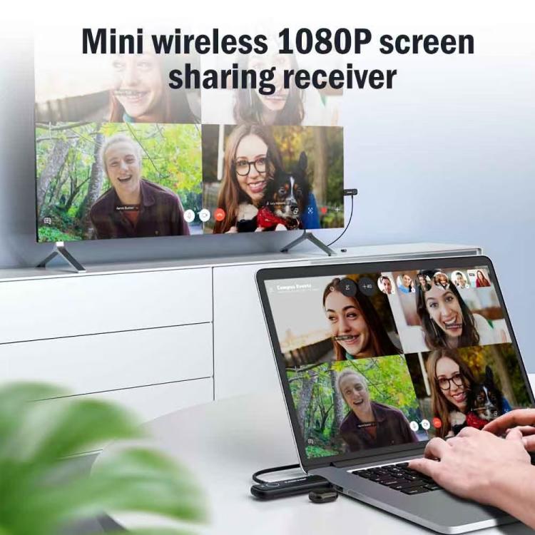Lemorele G57 trådløst HDMI-presentasjonssett / 1080p presentasjonssystem med 8 sendere