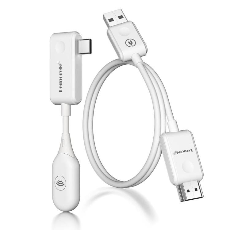 Lemorele trådløs USB-C-sender P10 for bildeoverføring 1080p 50 m / Bildesender / USB-C-adapter