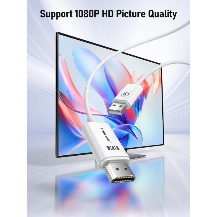 Lemorele P100 trådløst HDMI-sendersett / 1080p sender og mottaker med opptil 50 m rekkevidde