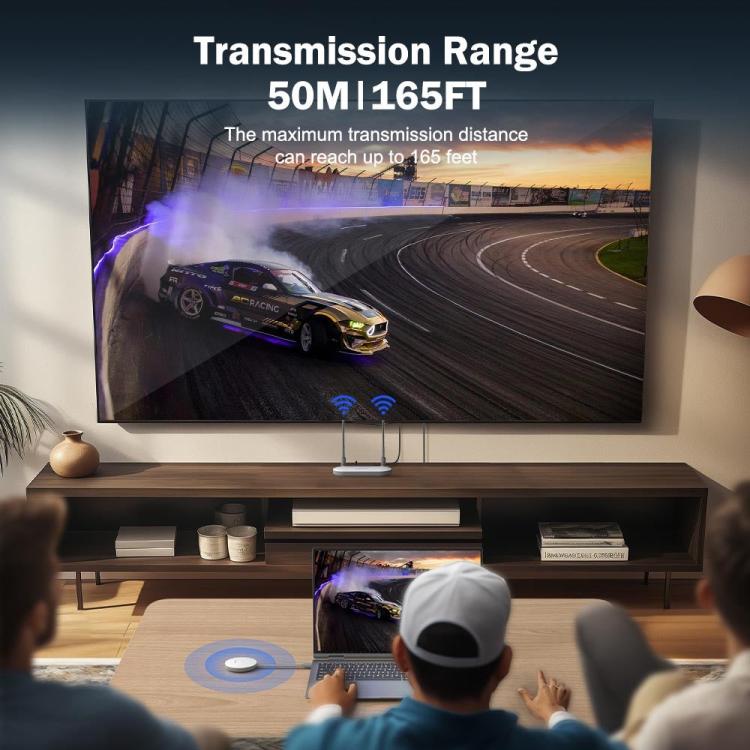Lemorele G52R1 trådløst HDMI-sendersett / 1080p sender og mottaker med HDMI, VGA og lydutgang