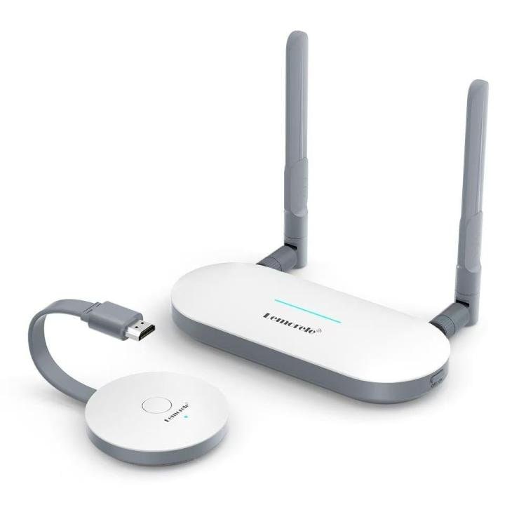 Lemorele trådløs HDMI-sender G52R1 1080p 50 m med HDMI og VGA / Bildelink / AV-sender