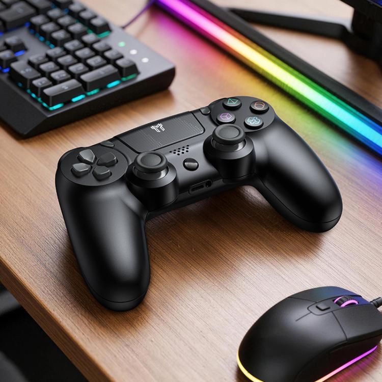 Trådløs håndkontroll til Sony PS4 / Bluetooth spillkontroll med vibrasjon – Svart