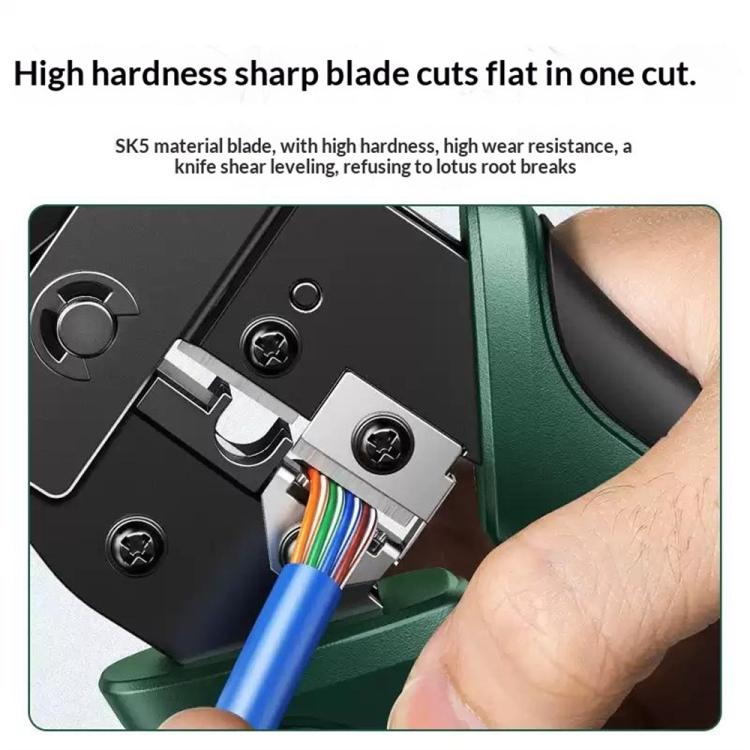 Ugreen krympetang for RJ45/RJ11 med kabelstripper / Nettverksverktøy / Kabelpressverktøy