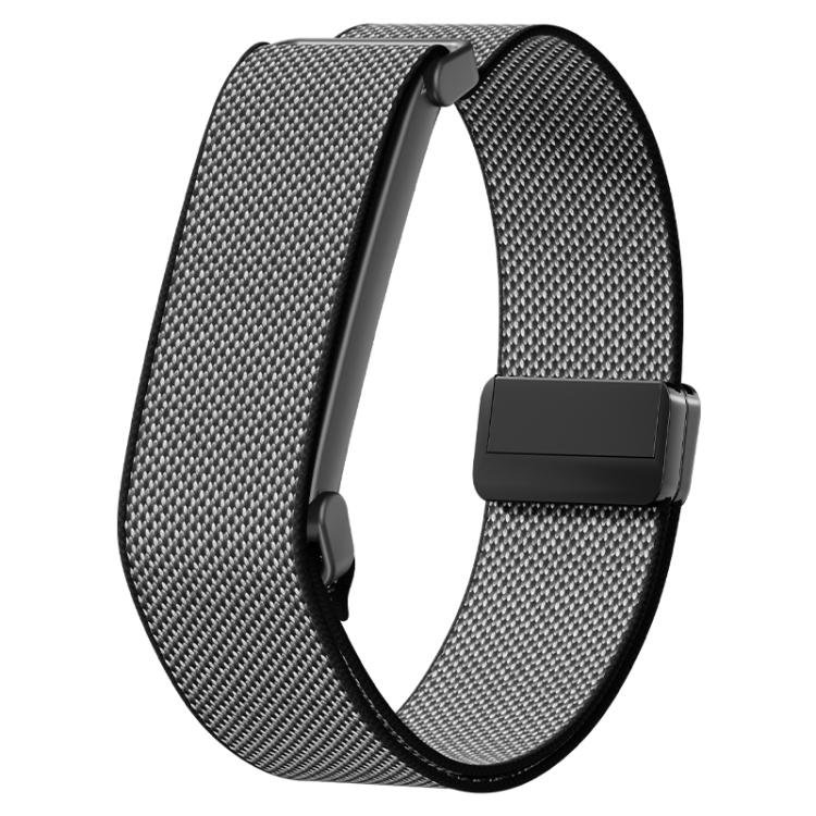 Armbånd i elastisk nylon til Fitbit Air – Svart / Nylonarmbånd / Armbånd til Fitbit