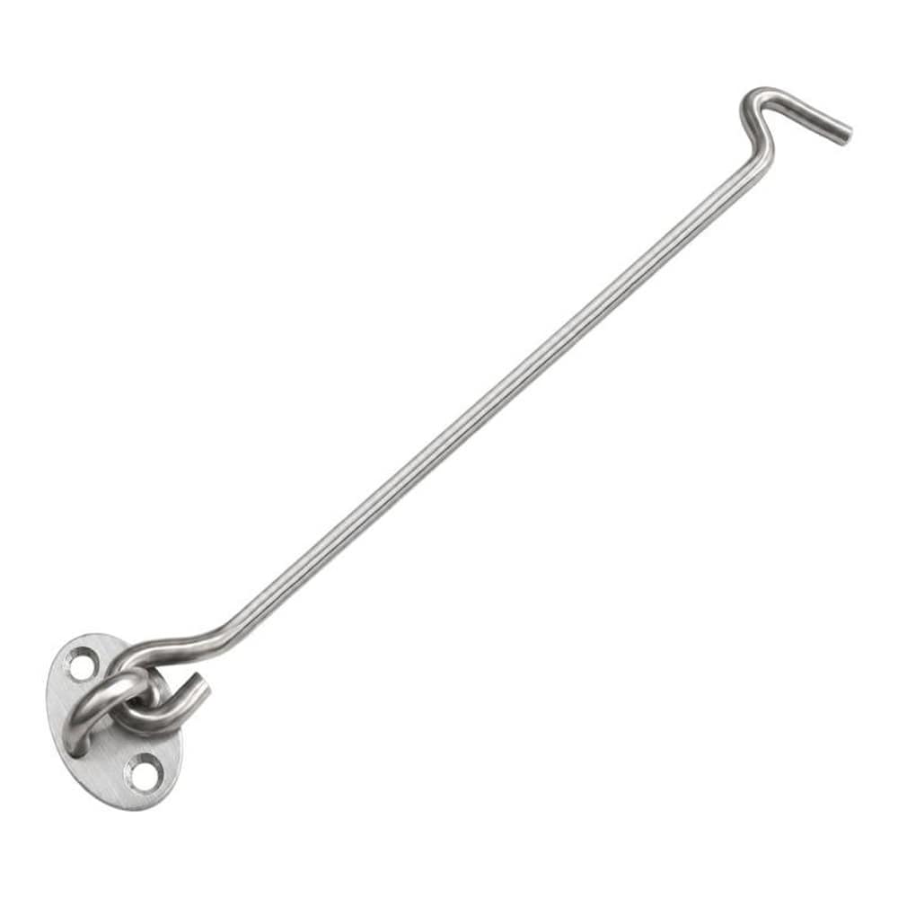 Vindus- og dørkrok i rustfritt stål, 25 cm – Sølv / Dørkrok / Vinduskrok