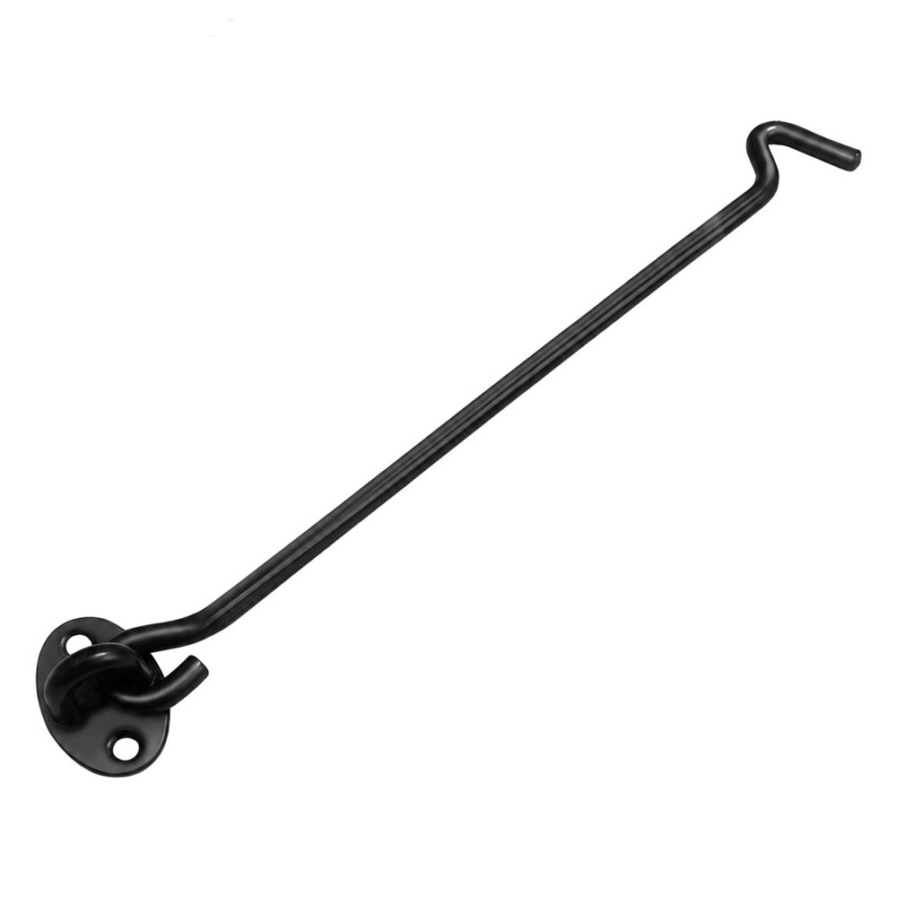 Vindus- og dørkrok i rustfritt stål, 20 cm – Svart / Dørkrok / Vinduskrok