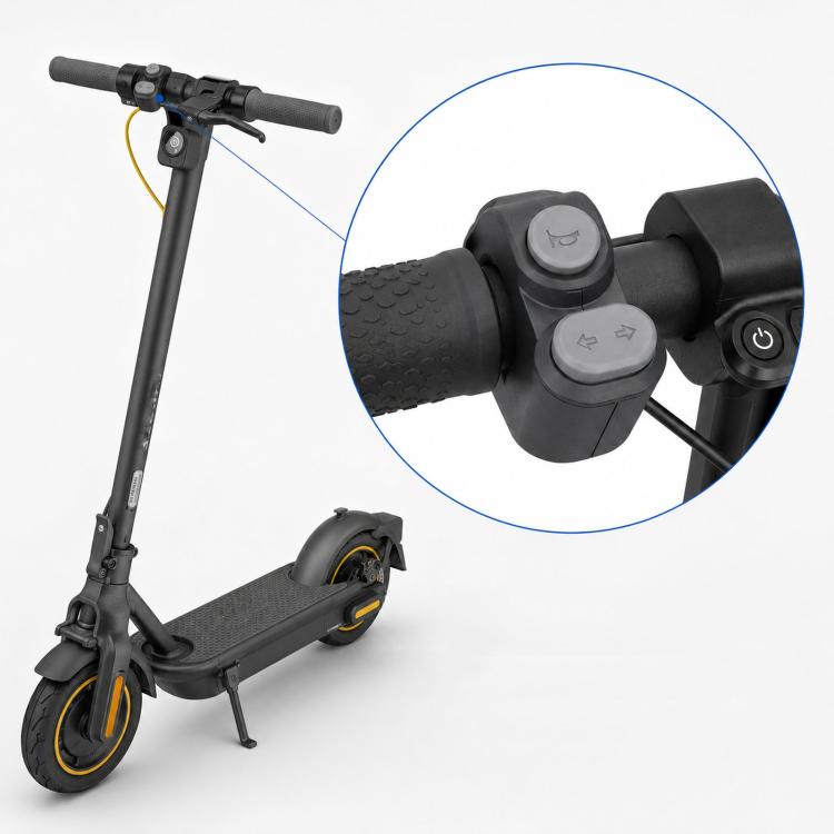 Styremodul med signalhorn og blinklys til Segway Ninebot Max G2 – Svart / Styremodul / Kontroller