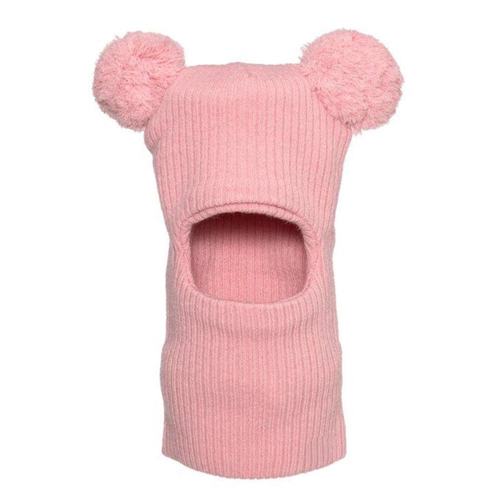 Balaklava Toffs – Rosa / Balaklava-lue for barn / Varm hjelmlu med topper