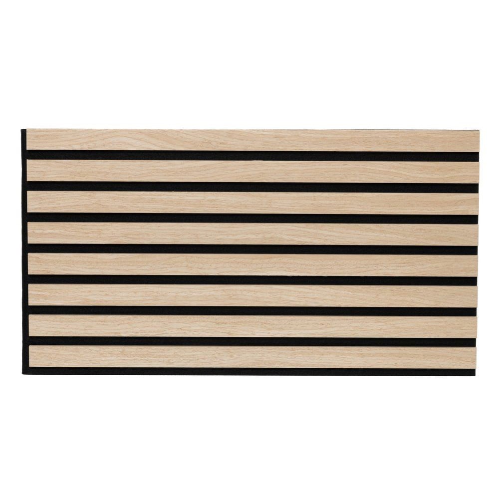 Akustisk veggpanel 32 x 240 cm – Eik / Akustikkpanel / Lydabsorberende ribbepanel i MDF