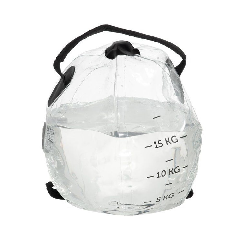 Treningsball fylt med vann – maks. 20 kg / Vannvekt med håndtak / Treningsvekt for hjemmetrening