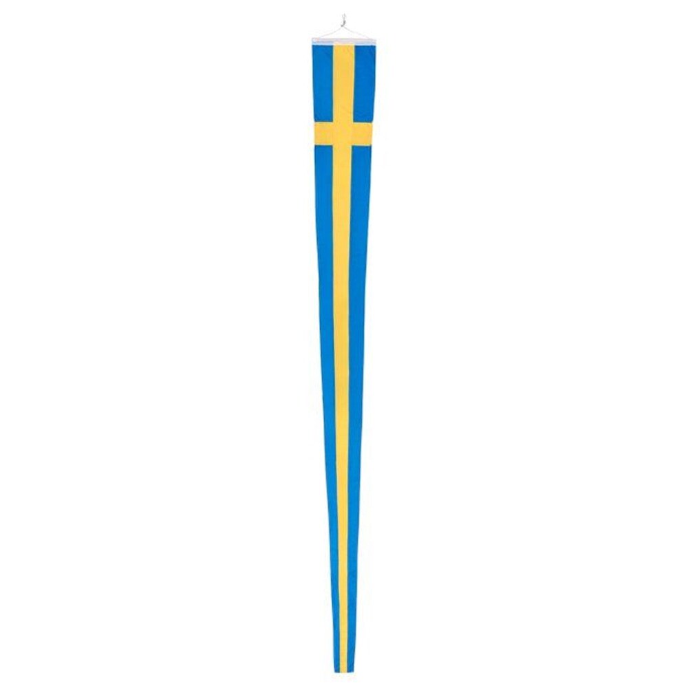 Vimpel til flaggstang Sverige 40 x 400 cm / Svensk korsvimpel / Blå-gul vimpel til 8–9 m stang