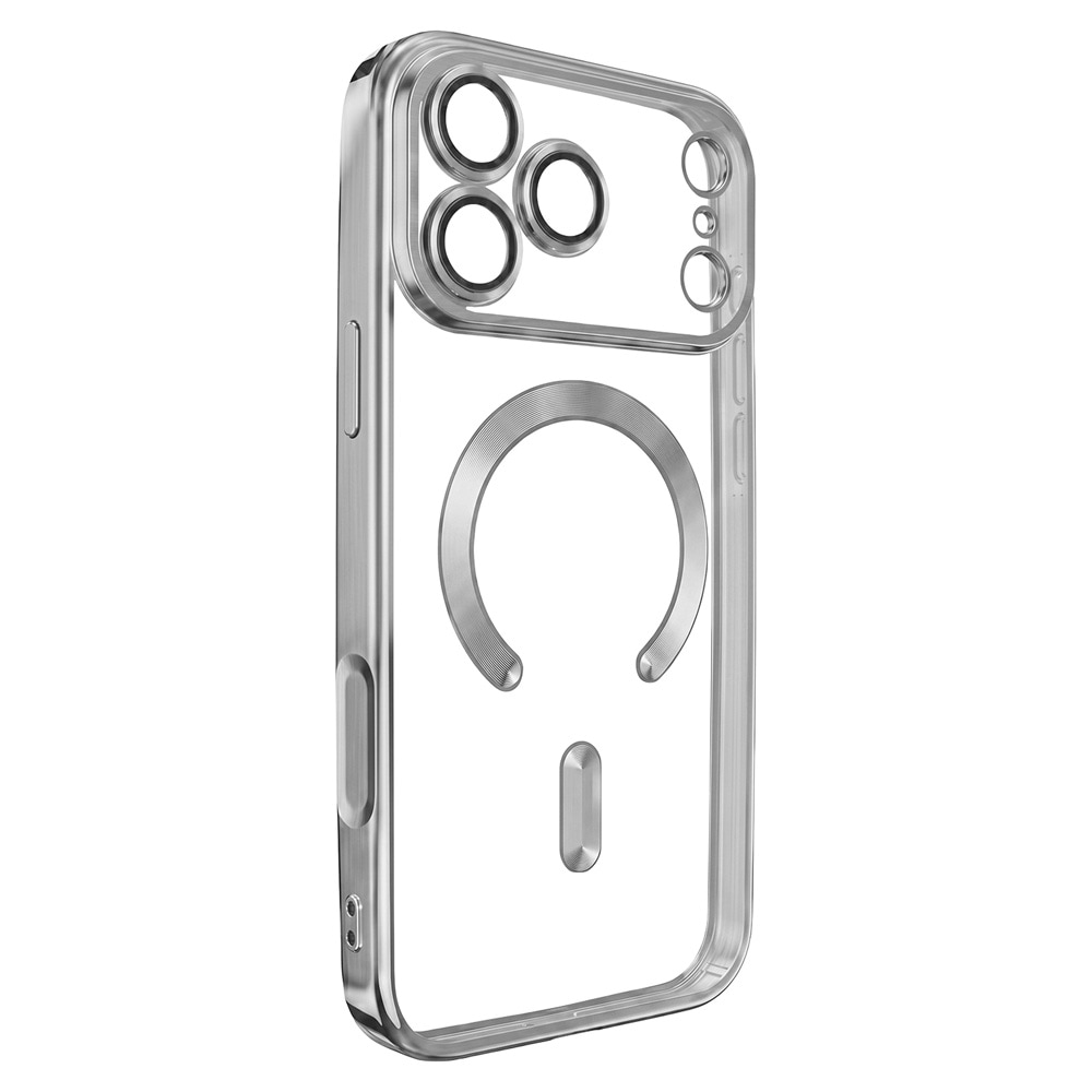 Color Chrome Mag-deksel til iPhone 17 Pro / 18 Pro - - Sølv / MagSafe-deksel / TPU-deksel