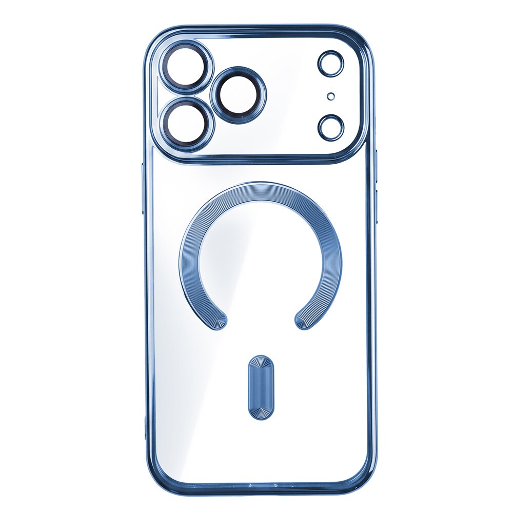Color Chrome Mag-deksel til iPhone 17 Pro / 18 Pro – Blå / MagSafe-deksel / TPU-deksel