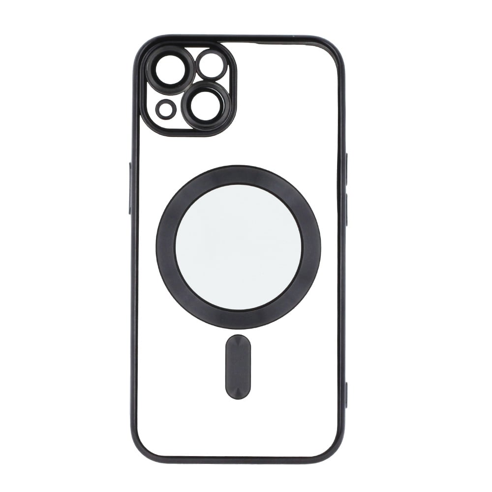 Color Chrome Mag-deksel til iPhone 17–18 Pro – Svart – MagSafe-deksel – TPU-deksel