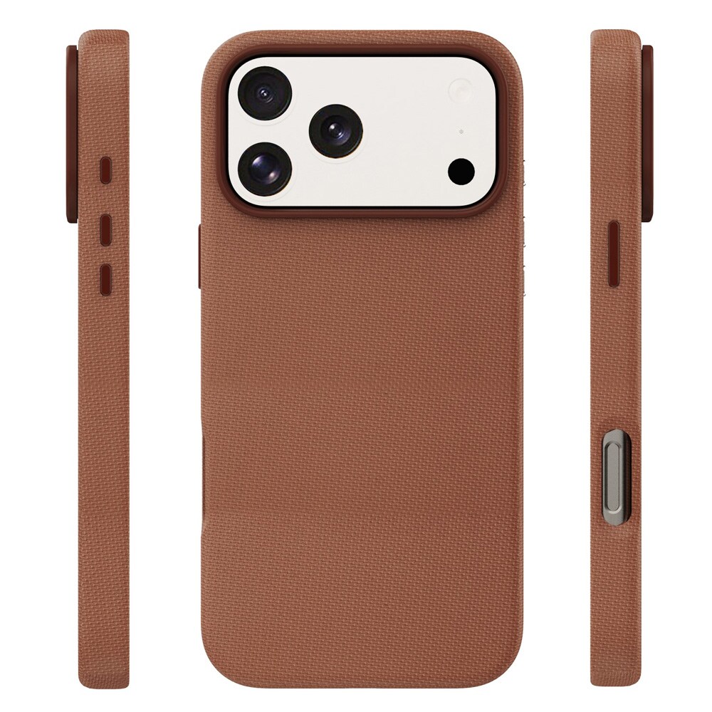 Etteri Elegant Mag deksel til iPhone 17 Pro / 18 Pro / MagSafe-deksel / 3D-deksel – Brun