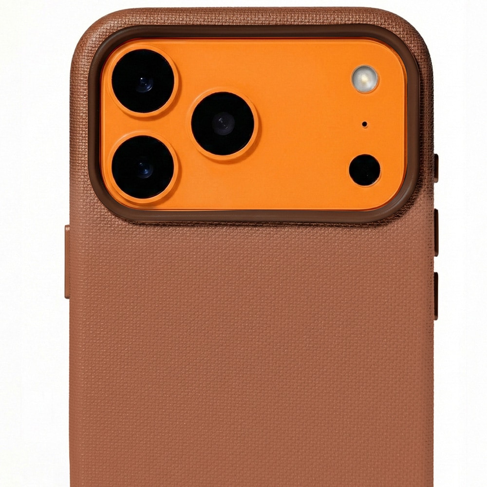 Etteri Elegant Mag deksel til iPhone 17 Pro / 18 Pro / MagSafe-deksel / 3D-deksel – Brun
