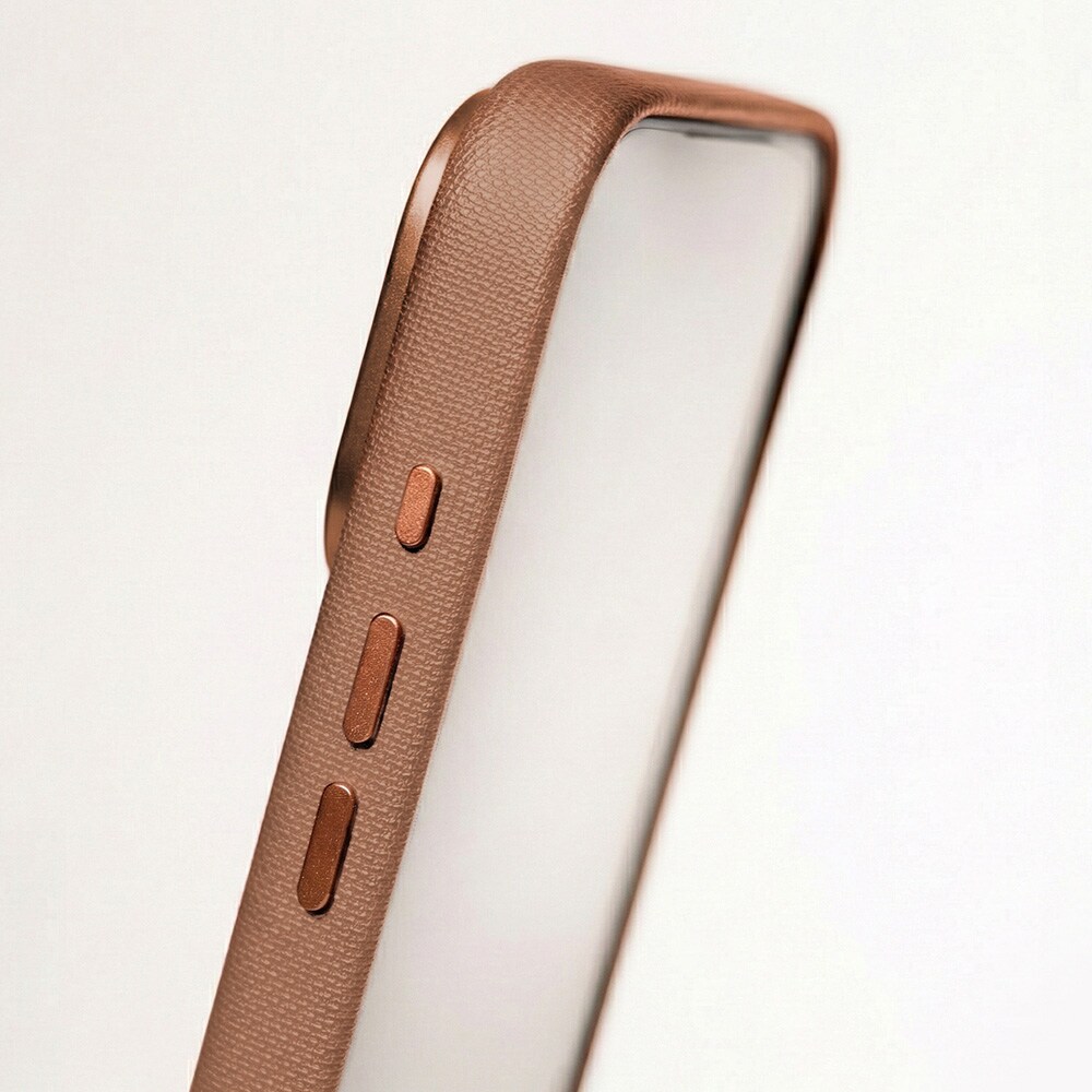 Etteri Elegant Mag deksel til iPhone 17 Pro / 18 Pro / MagSafe-deksel / 3D-deksel – Brun