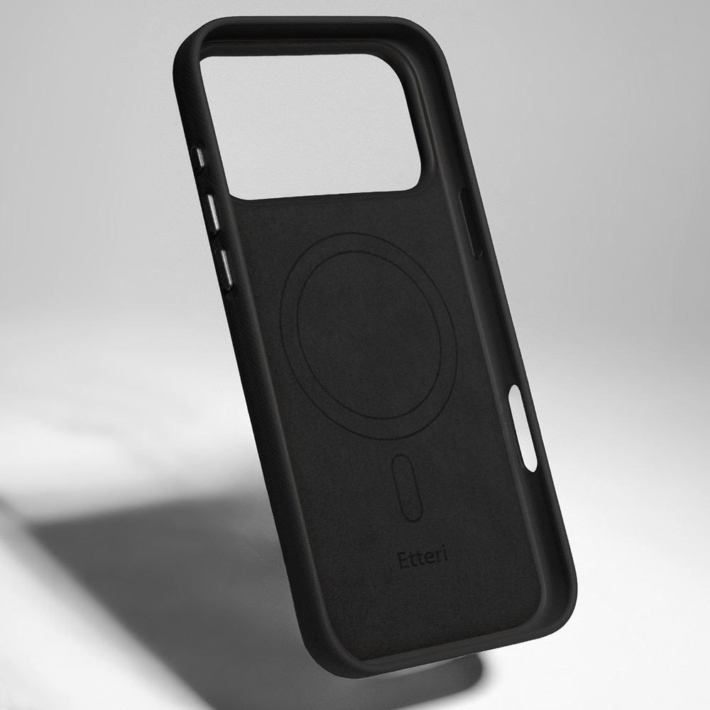 Etteri Elegant Mag-skall til iPhone 17 Pro Max / 18 Pro Max – Svart / Mag-skall / 3D-skall
