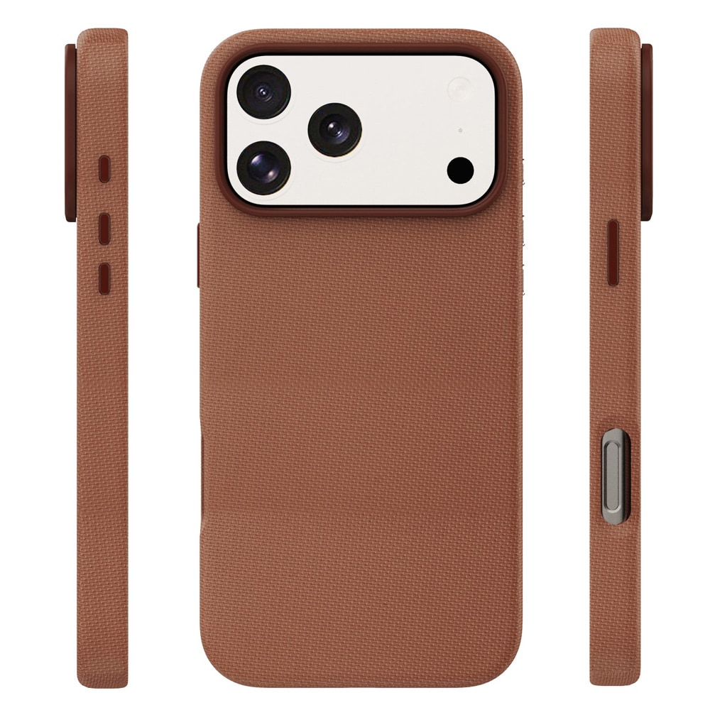 Etteri Elegant Mag-deksel til iPhone 17 Pro Max / 18 Pro Max – Brun / Deksel / 3D-deksel