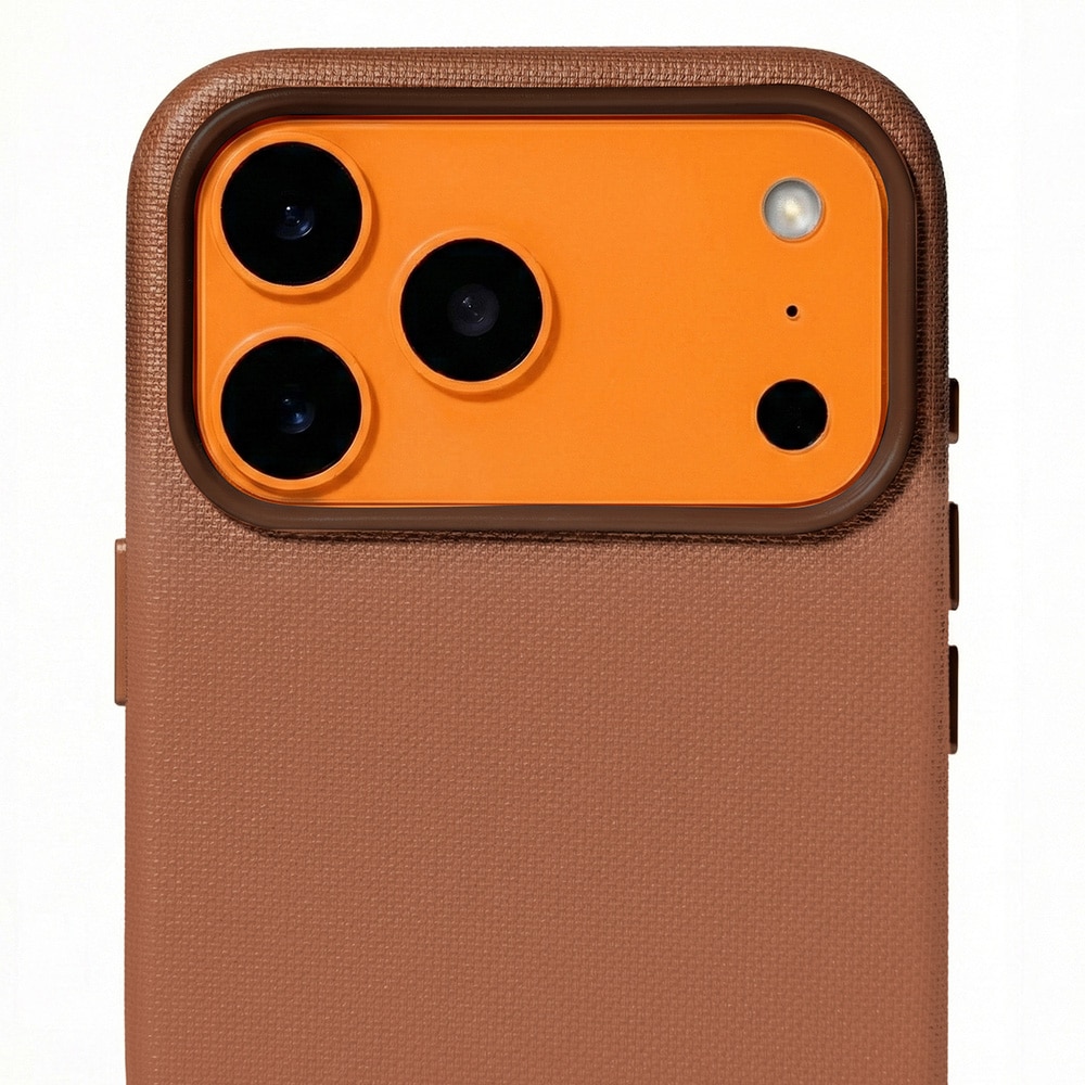 Etteri Elegant Mag-deksel til iPhone 17 Pro Max / 18 Pro Max – Brun / Deksel / 3D-deksel