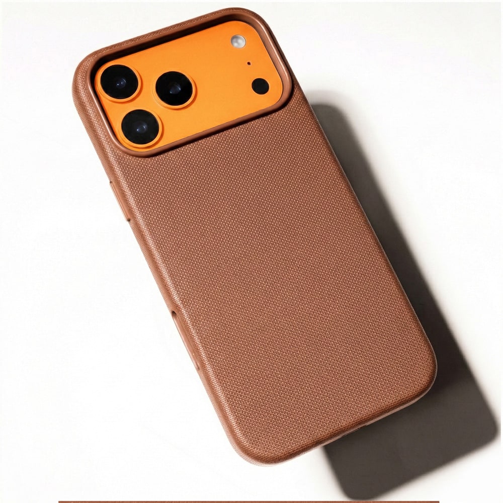 Etteri Elegant Mag-deksel til iPhone 17 Pro Max / 18 Pro Max – Brun / Deksel / 3D-deksel
