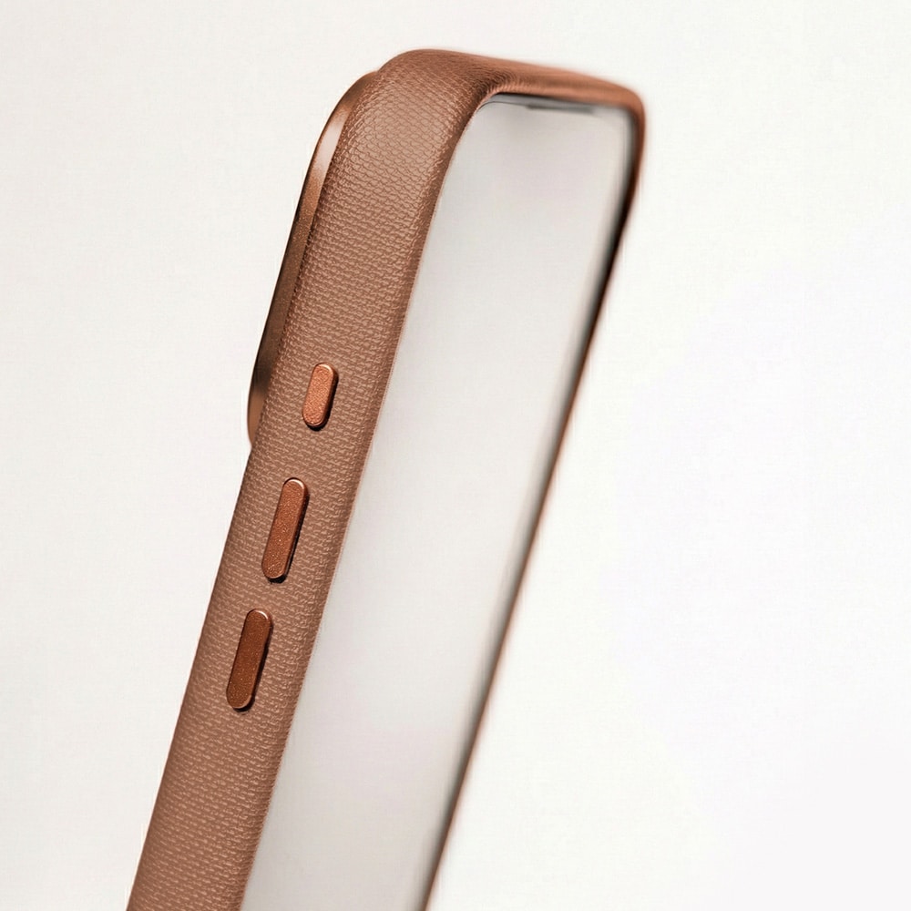 Etteri Elegant Mag-deksel til iPhone 17 Pro Max / 18 Pro Max – Brun / Deksel / 3D-deksel