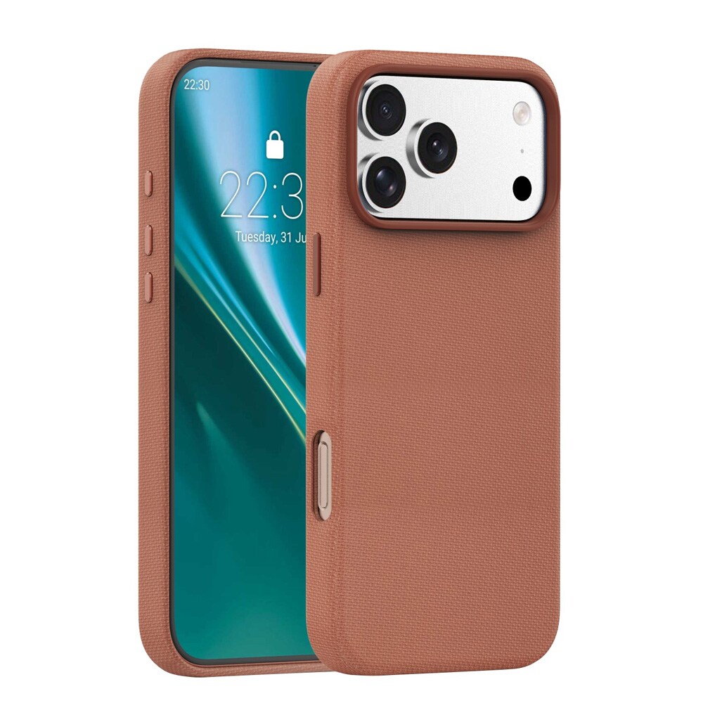 Etteri Elegant Mag-deksel til iPhone 17 Pro Max / 18 Pro Max – Brun / Deksel / 3D-deksel