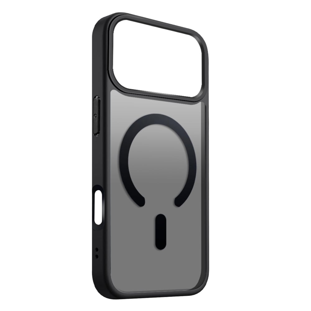 Etteri Matt til iPhone 17 Pro Max / 18 Pro Max – Svart / Mag-skall / MagSafe-etui